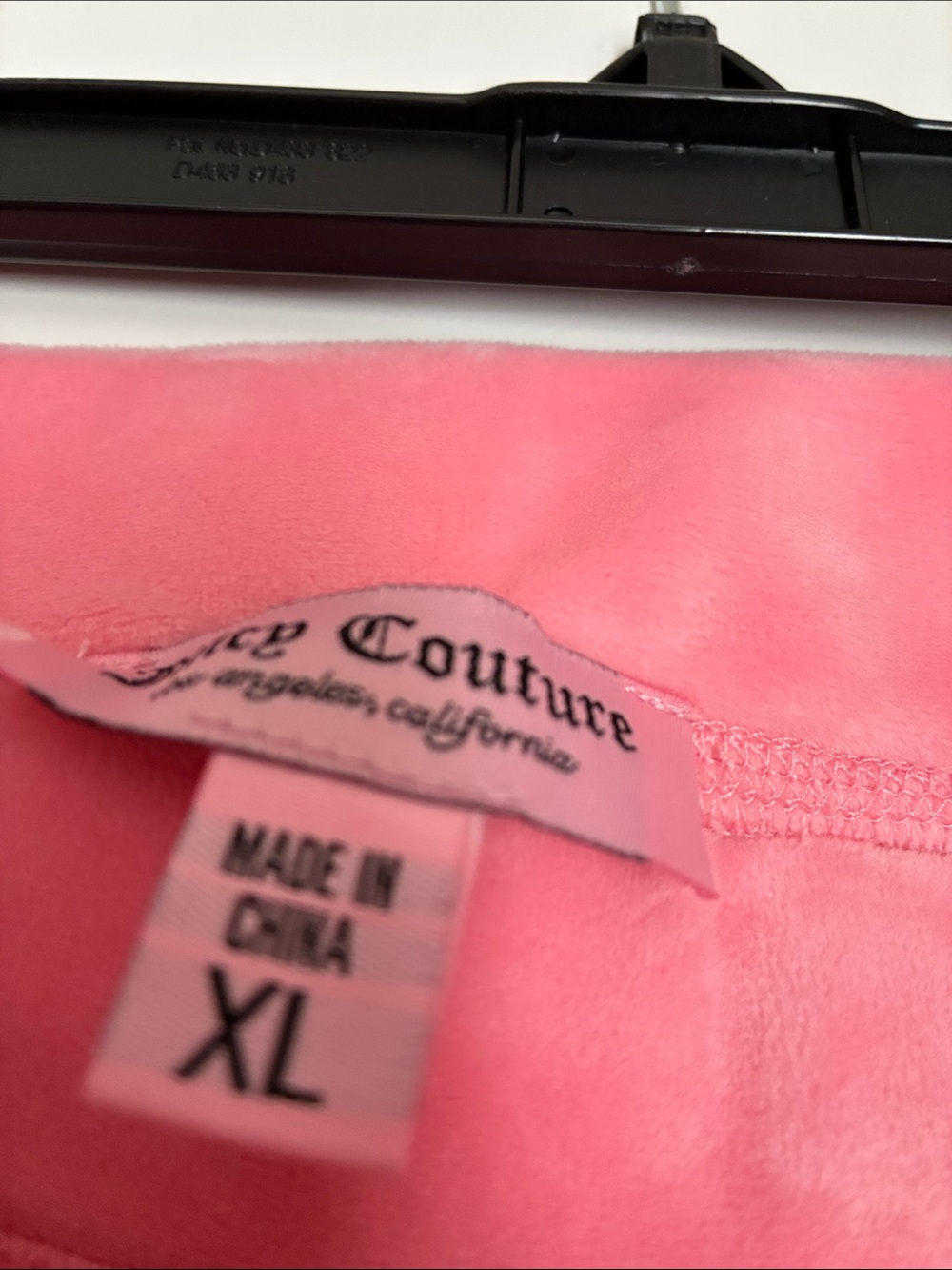 Juicy Couture Pink Velour Zip Hoodie & Rhinestone Logo Sweatpants Set - Picture 5 of 5